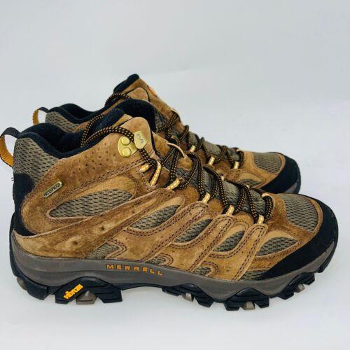 Merrell Merell Mens Moab 3 Mid Earth Waterproof Comfortable Hiking Shoes Size 9M