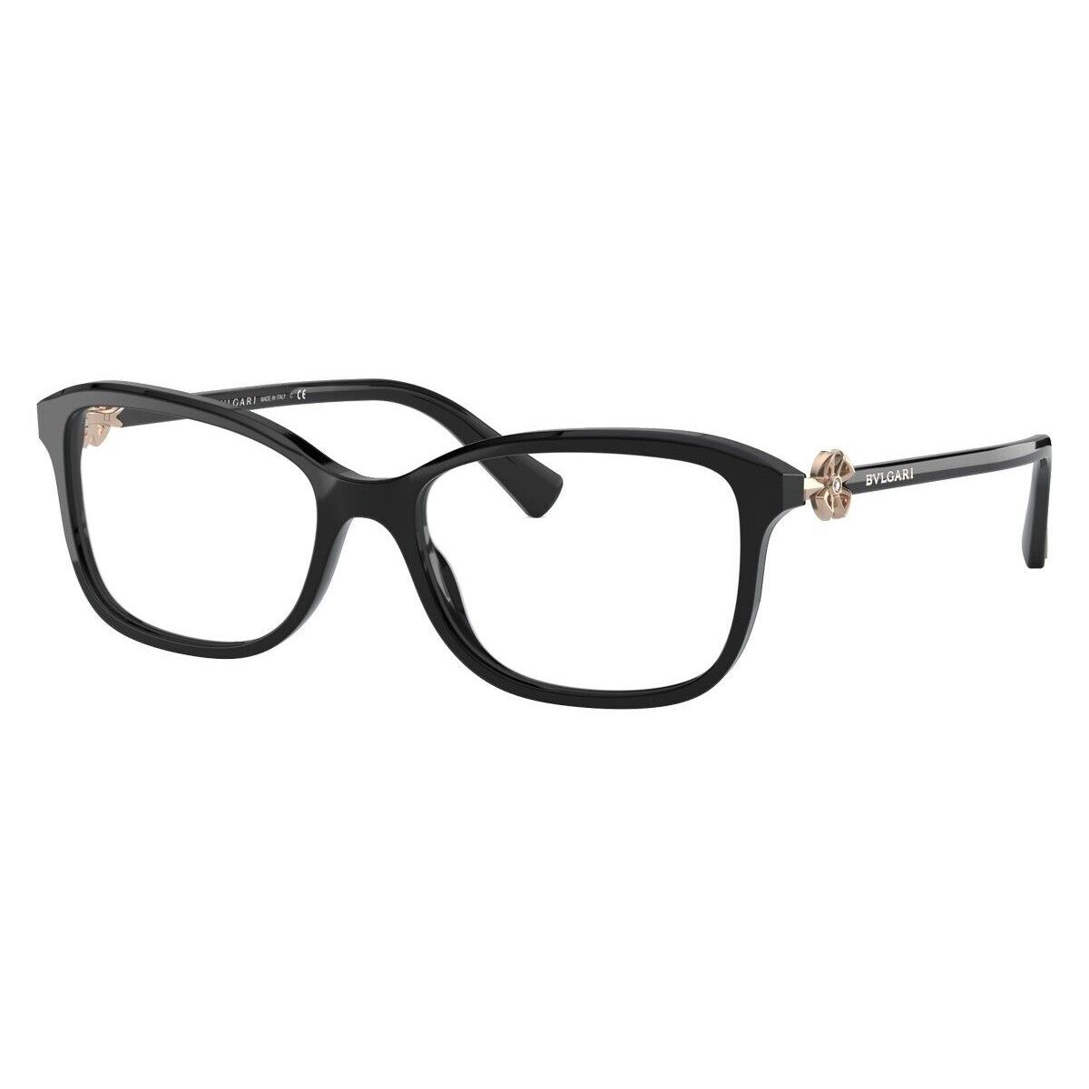 Bvlgari Eyeglasses BV4191B 501 Black Frame W/ Clear Demo Lens