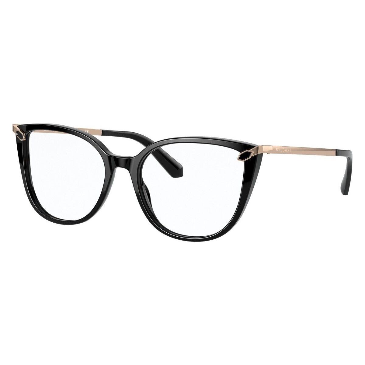 Bvlgari Eyeglasses BV4196 501 Black Frame W/ Clear Demo Lens