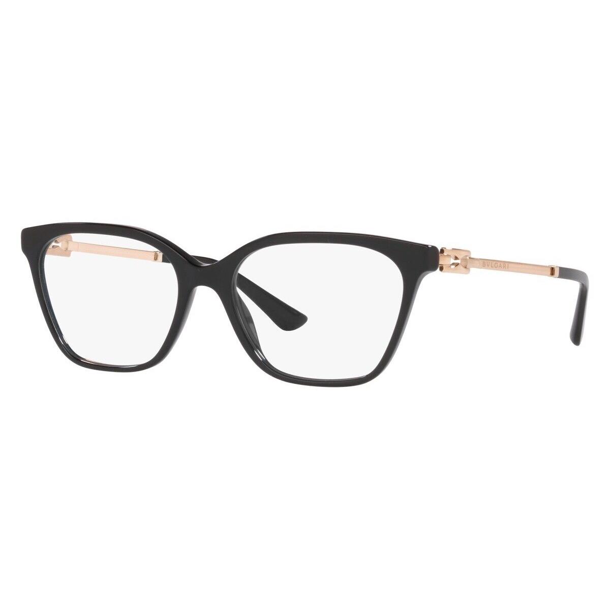 Bvlgari Eyeglasses BV4207 501 Black Frame W/ Clear Demo Lens