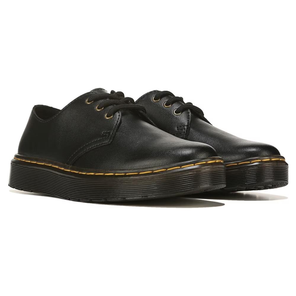 Doc Martens Shoes Womens 9 Mens 8 UK 7 Zavala Lo Black Leather Oxford LA004