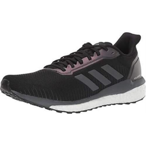 Adidas Men`s Solar Drive 19 Running Shoes Black/grey/white Size 7.5