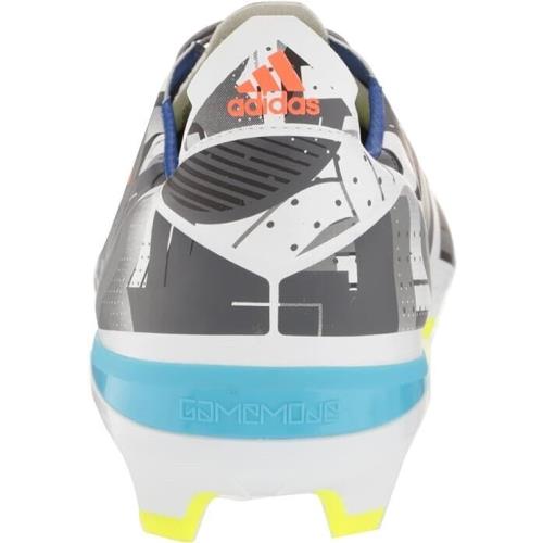 Adidas Unisex Gamemode Firm Ground Soccer Shoes White Red Bright Cyan 6.5 Men