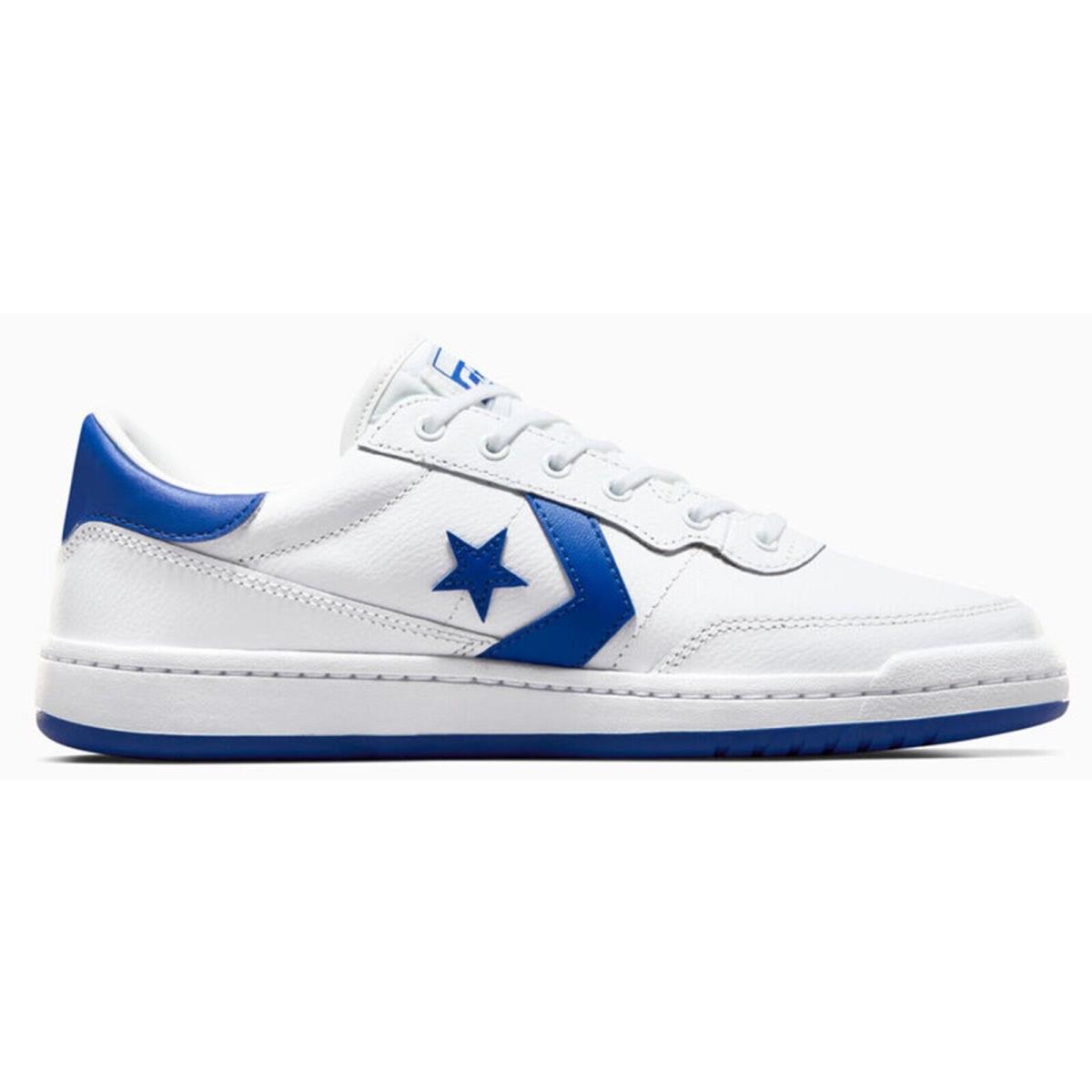 Converse Men`s Cons Fastbreak Pro Premium Leather Sport Sneakers Shoes Retro 83 White/Blue/White