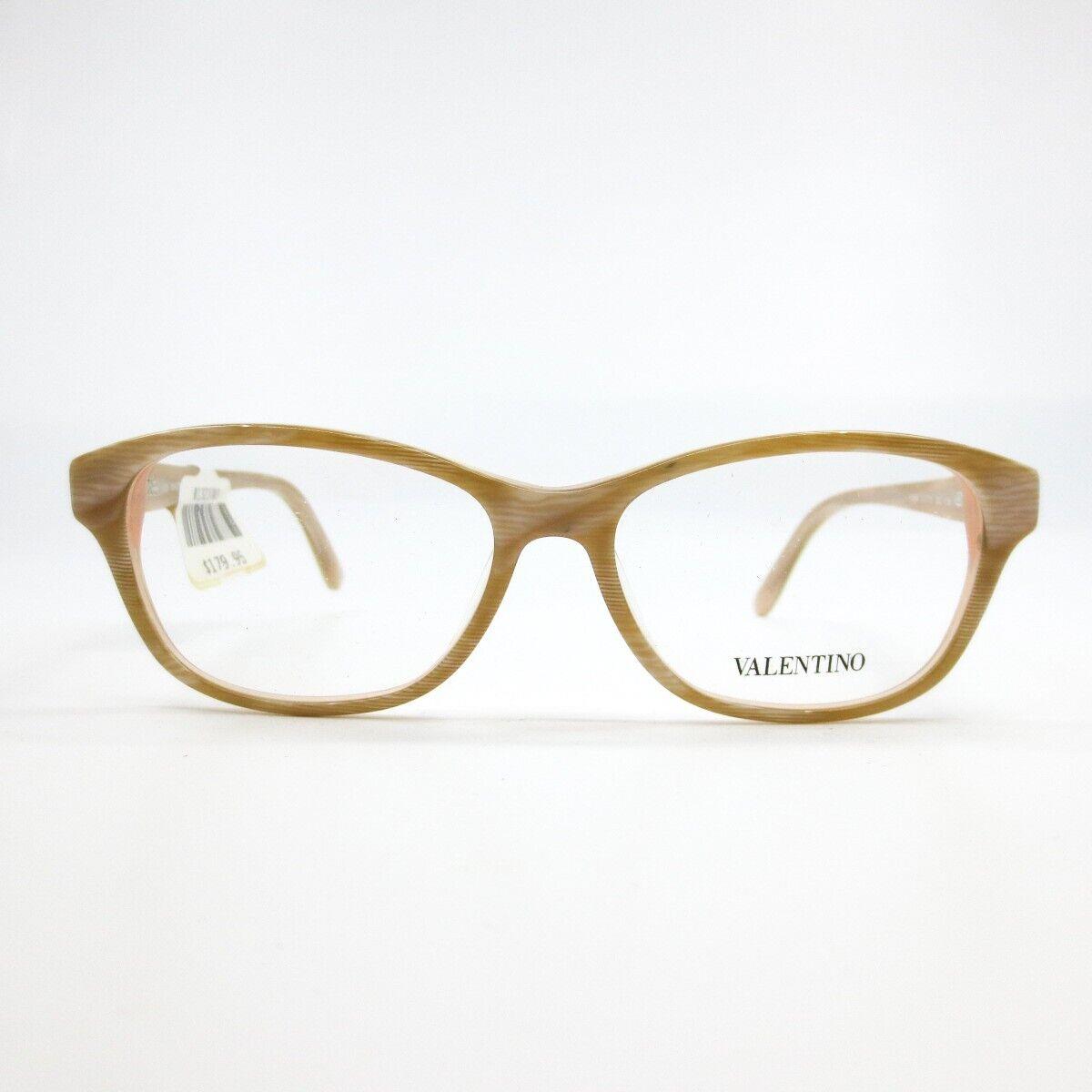 Valentino V2624 262 Eyeglasses Frames Brown Rectangular 51-15-135