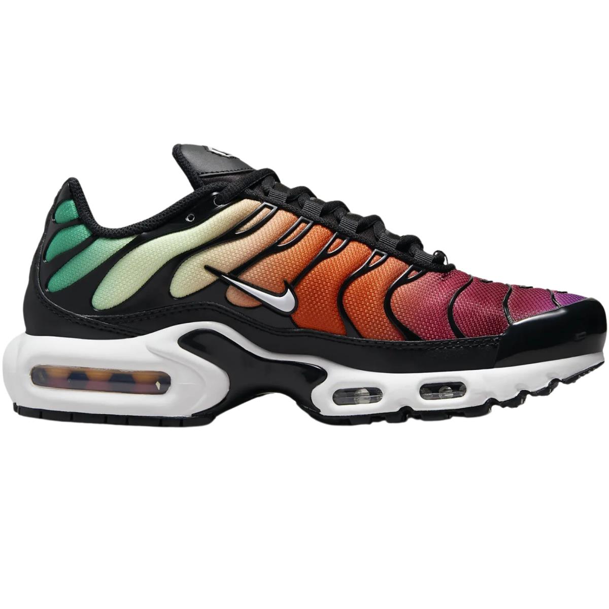 Nike Air Max Plus Women`s Casual Shoes All Colors US Sizes 6-11 - Black/Viotech/Team Red/White