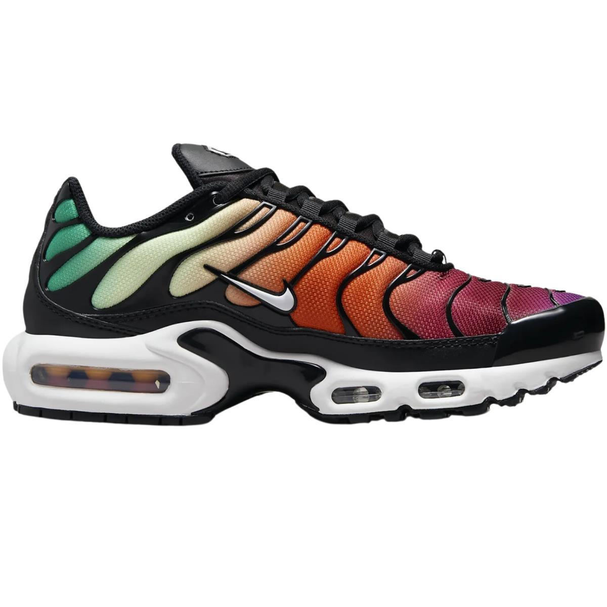 Nike Air Max Plus Women`s Casual Shoes All Colors US Sizes 6-11 Black/Viotech/Team Red/White