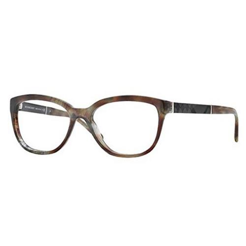 Burberry Eyeglasses 2161Q 3470 Spotted Grey 54mm Case