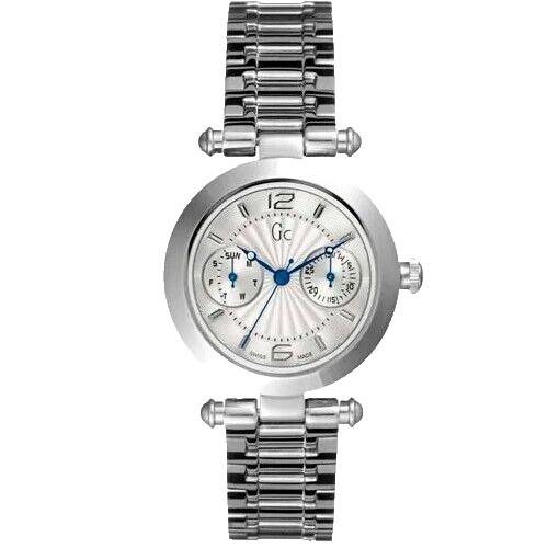 Guess Collection White Dial Chronograph Silver Tone 32mm Women`s Watch X17504L1