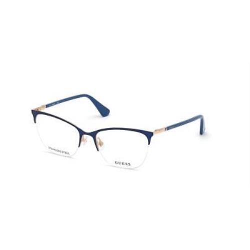 Guess GU2787-091-52 Blue Eyeglasses