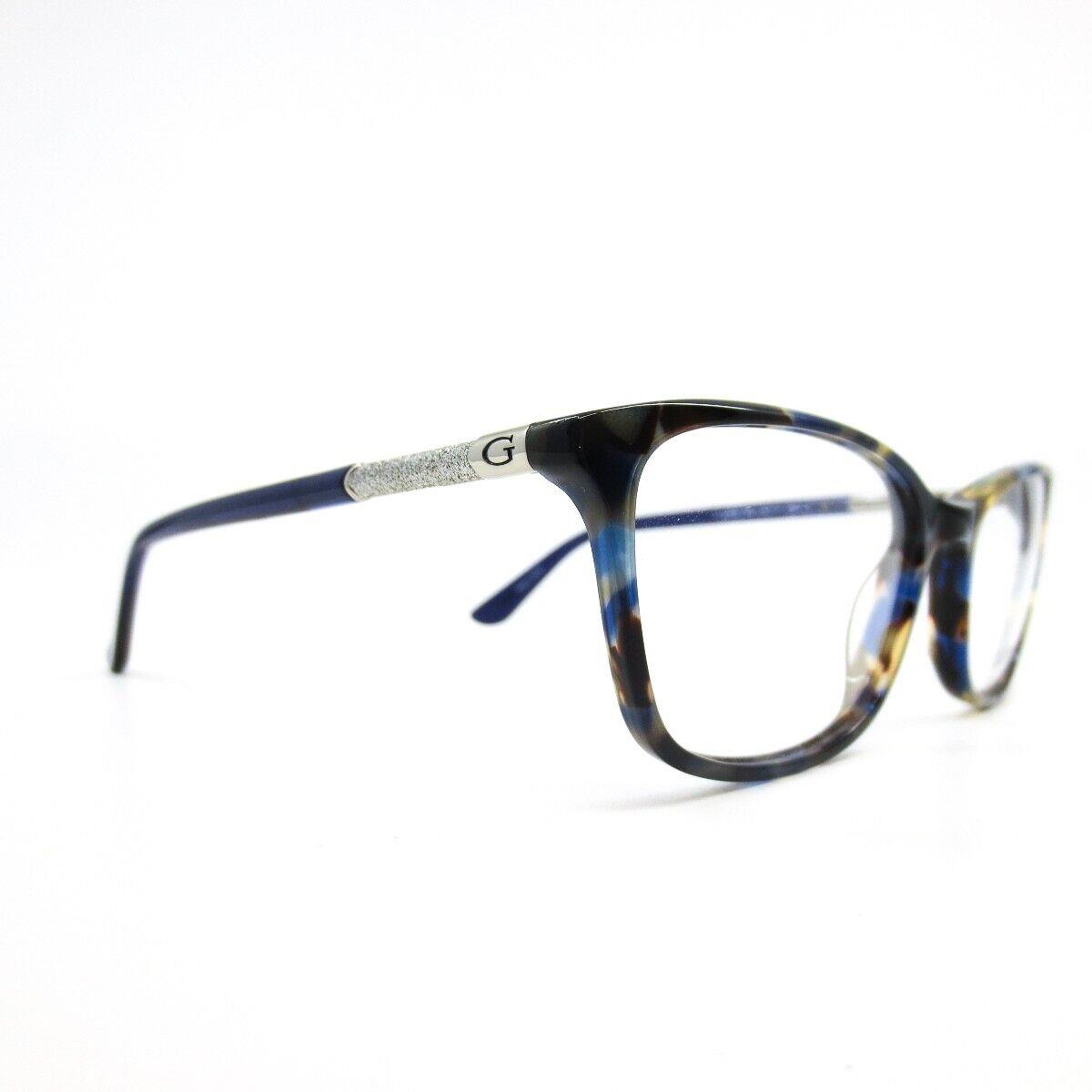 Guess Eyeglasses GU2658 092 Purple Blue Tortoise Cat Eye Womens 52-17-135