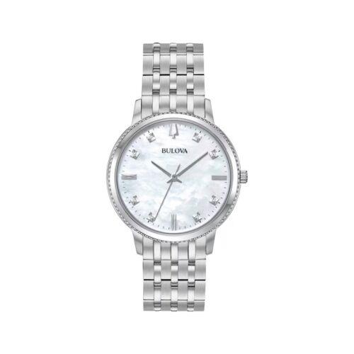 Bulova Women`s Classic 41mm Quartz Diamond Watch 96P207