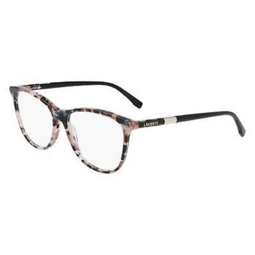 Lacoste L2822-002-53 Marble Black Rose Eyeglasses