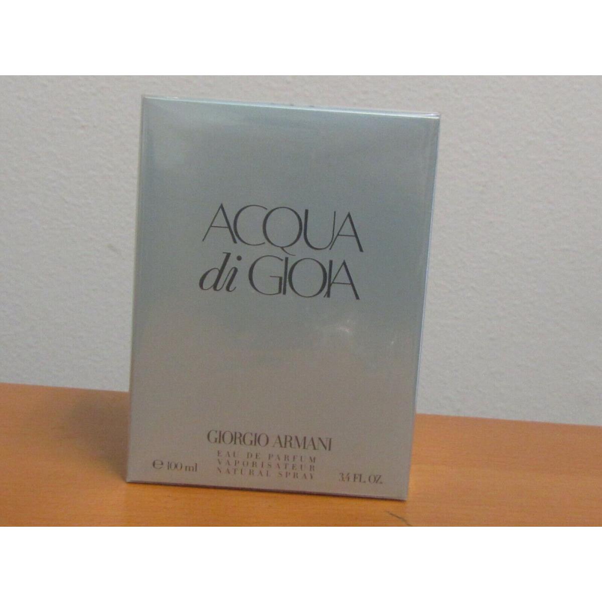 Acqua di Gioia By Giorgio Armani Perfume Women 3.4 oz / 100 ml Edp Spray