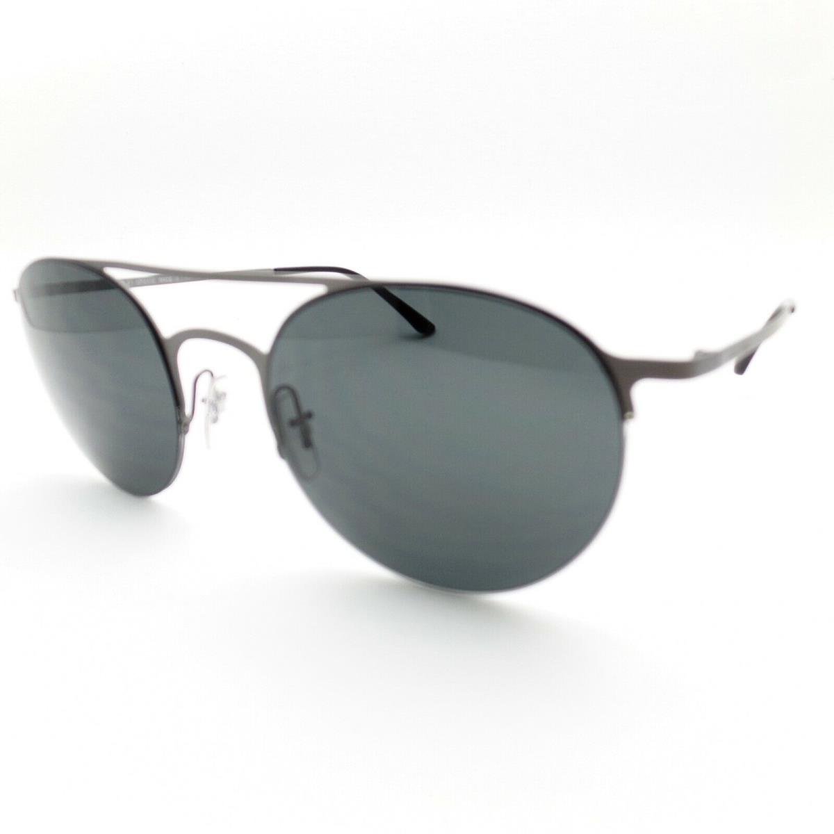 Giorgio Armani 6023 3032/87 UV Matte Gunmetal Grey Sunglasses