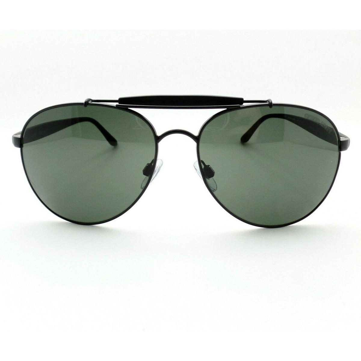 Giorgio Armani 6022 3001/R5 Black Green UV Sunglasses