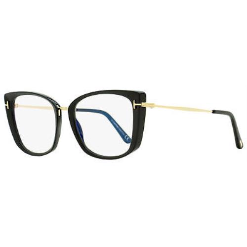 Tom Ford Blue Block Eyeglasses TF5816B 001 Black/gold 53mm FT5816