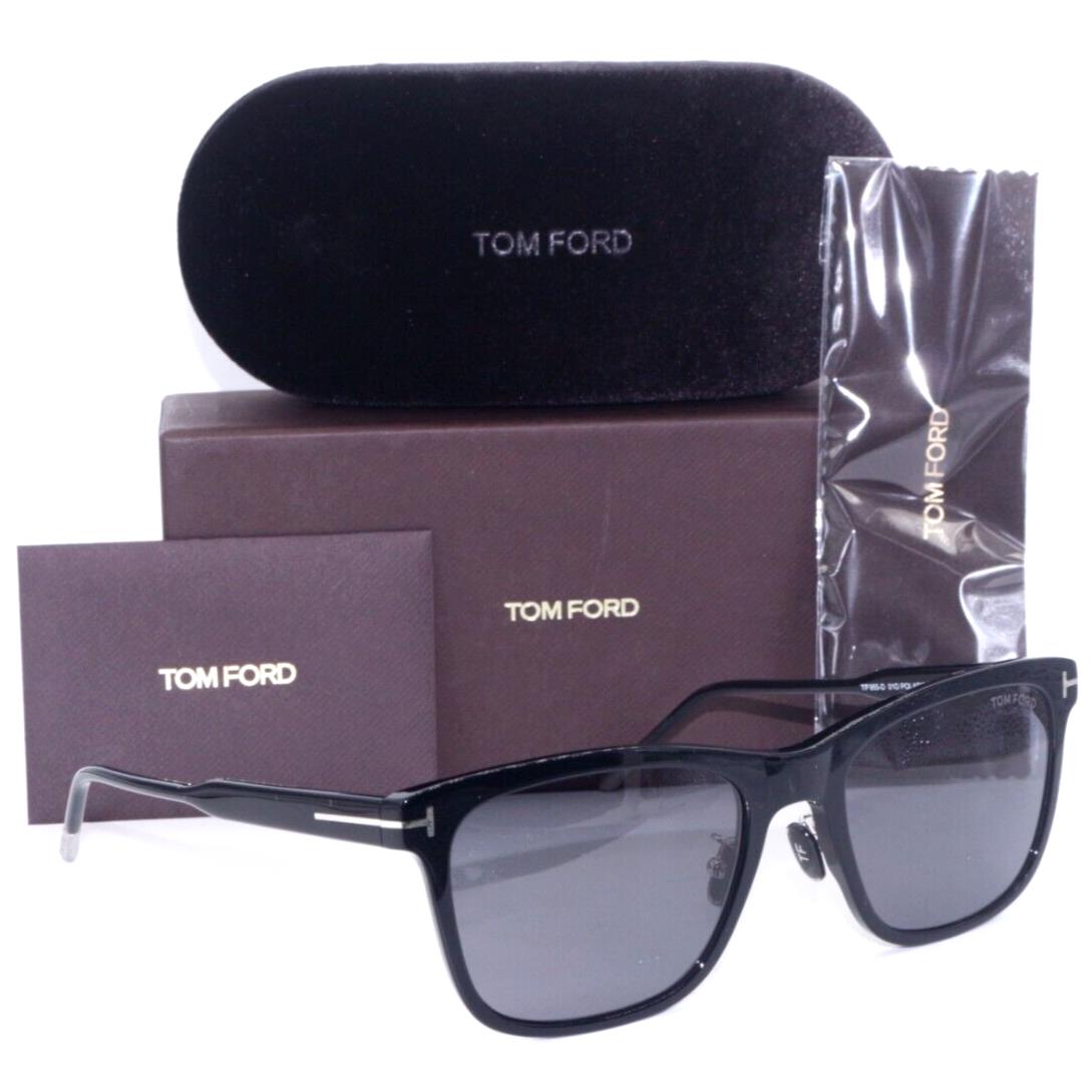 Tom Ford TF 955-D 01D Polished Black W/ Polarized Grey Lens Sunglasses 57-20