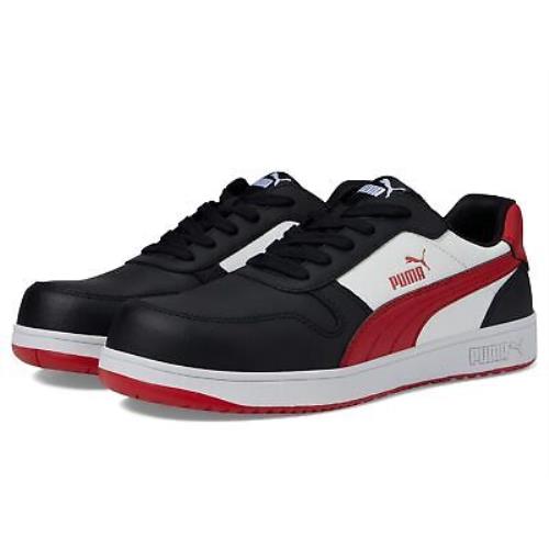 Man`s Sneakers Athletic Shoes Puma Safety Frontcourt Leather Low Astm EH
