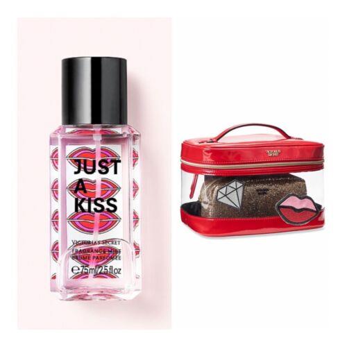 Victoria s Secret Just A Kiss Fragrance Mist and VS Train Case