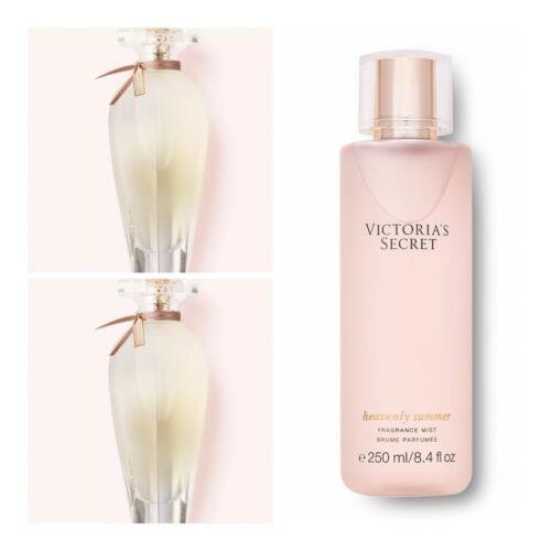 Victoria`s Secret Heavenly Summer Eau de Parfum 3.4 Fl.oz. 2 + Fragrance Mist