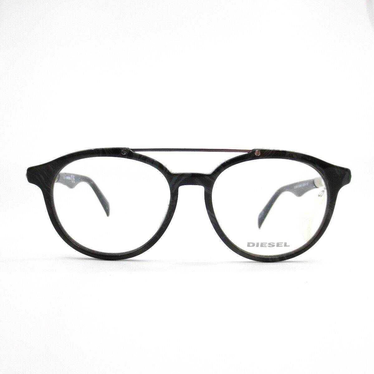 Diesel Eyeglasses Frames DL5194 col.005 Grey Round Full Rim 50-16-145