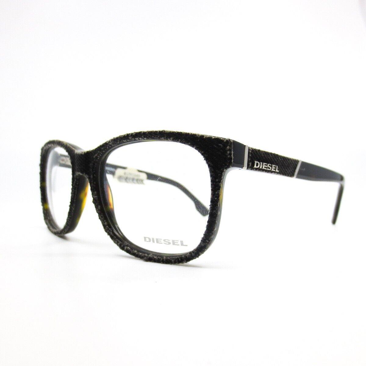 Diesel Eyeglasses Frames DL5124 col.056 Tortoise Grey Square Thick Rim 52-18-145