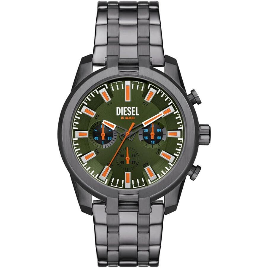 Diesel Men`s Split Stainless Steel Chronograph Quartz Watch DZ4624