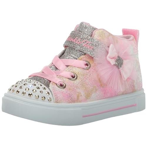 Skechers Unisex-child Twinkle Sparks-ombre Dazzle Gold/Multi