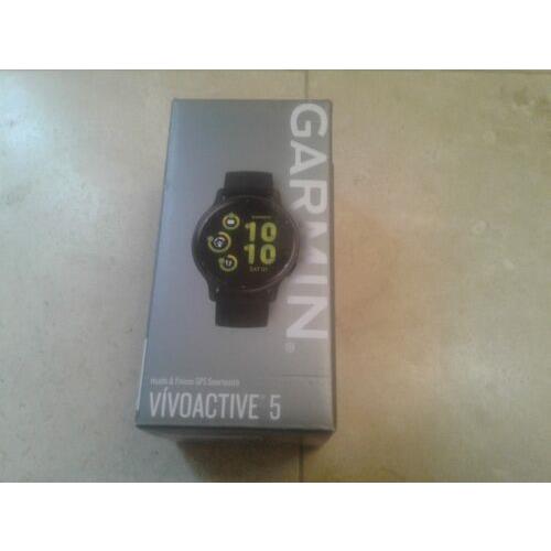 Garmin Vvoactive 5 Gps Smartwatch Slate Black - Black, Band: Black