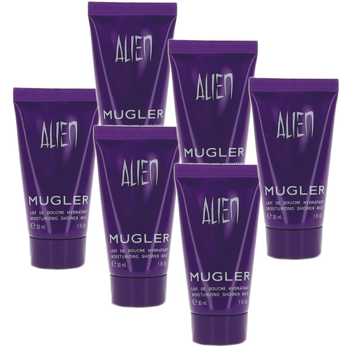 Thierry Mugler For Women Combo Pack: Moisturizing Shower Milk 6oz 6x1oz