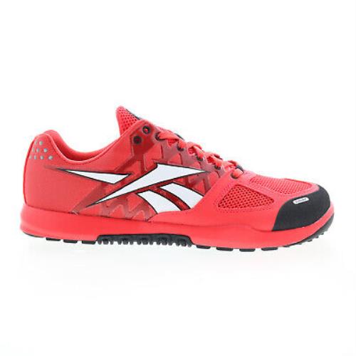 Reebok Nano 2.0 IE6696 Mens Red Canvas Athletic Cross Training Shoes - Red