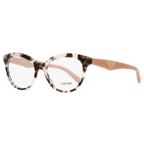 Prada Oval Eyeglasses Vpr 11R ROJ-1O1 Orchid Tortoise 52mm