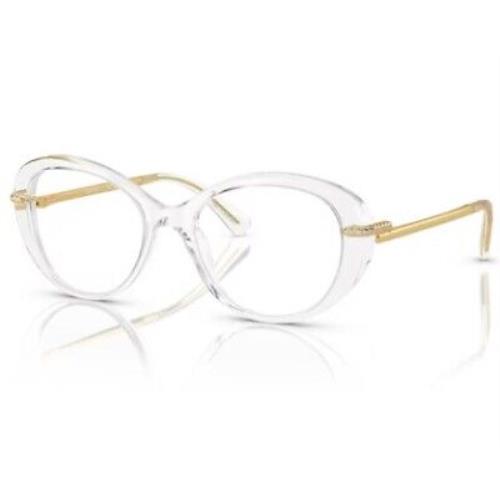 Swarovski SK2001 1027 Eyeglasses Frame Women`s Crystal Full Rim Oval Shape 52mm