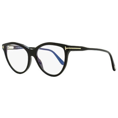 Tom Ford Magnetic Clip-on Eyeglasses TF5772B 001 Black 55mm FT5772