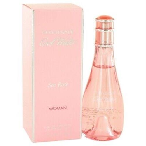 Cool Water Sea Rose Davidoff 3.4 oz / 100 ml Edt Women Perfume Spray
