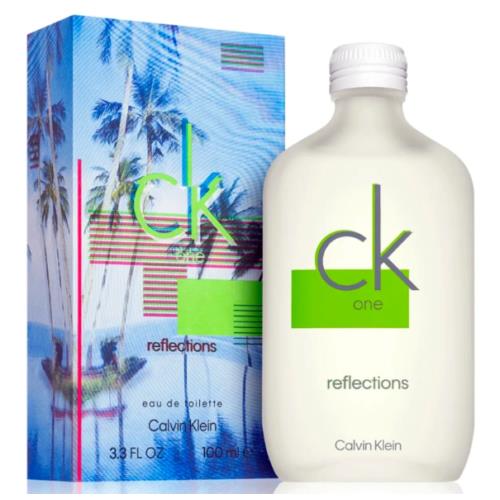 CK One Reflections by Calvin Klein Eau De Toilette Spray Unisex 3.4 oz Fragrance