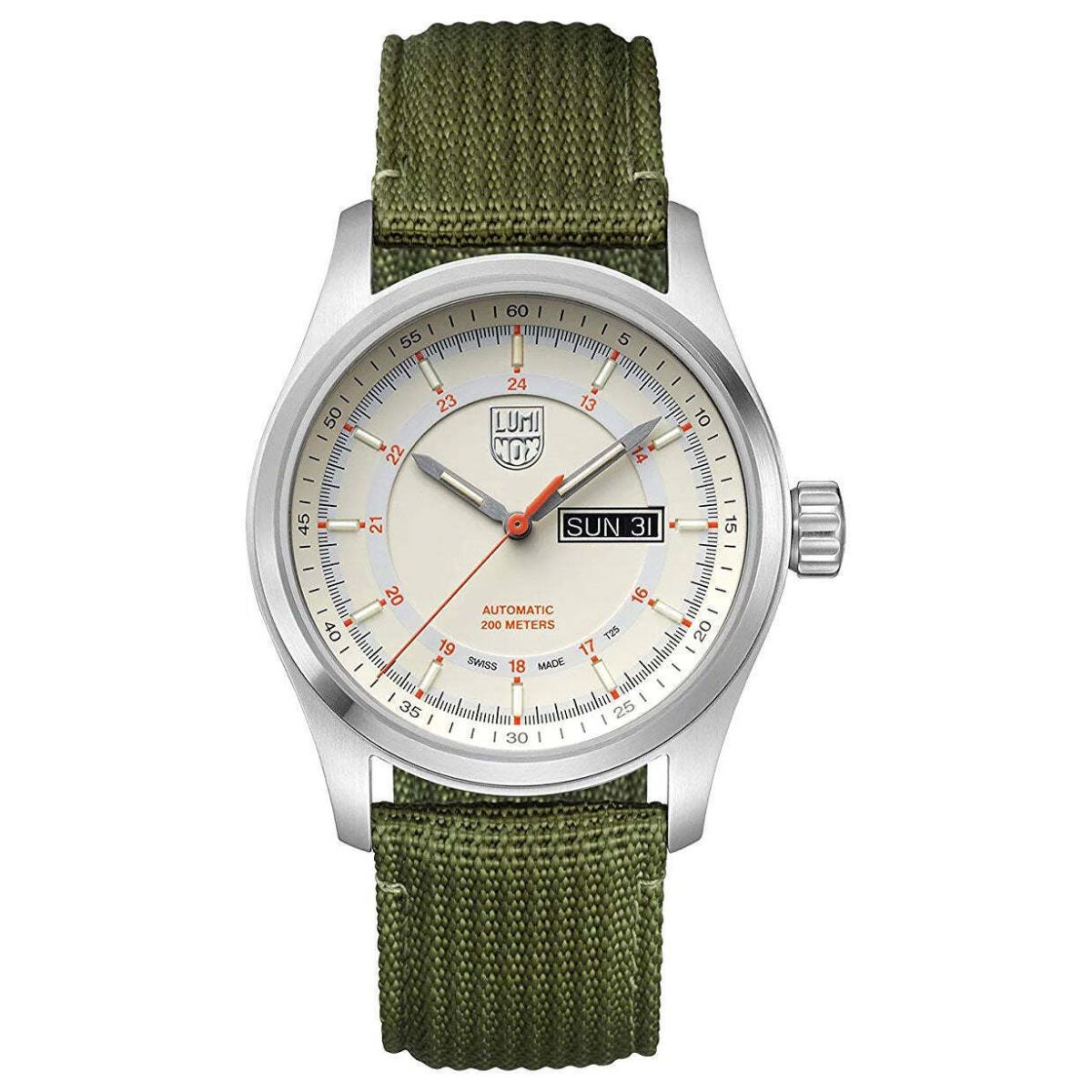 Luminox Atacama Field Automatic Green Textile Day/date Mens Watch XL.1907.NF