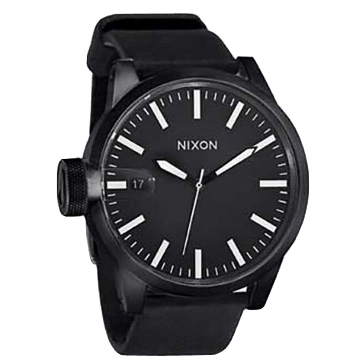 Nixon Chronicle All Black Surf MX Golf Skateboard Snow Sports Watch Free DC