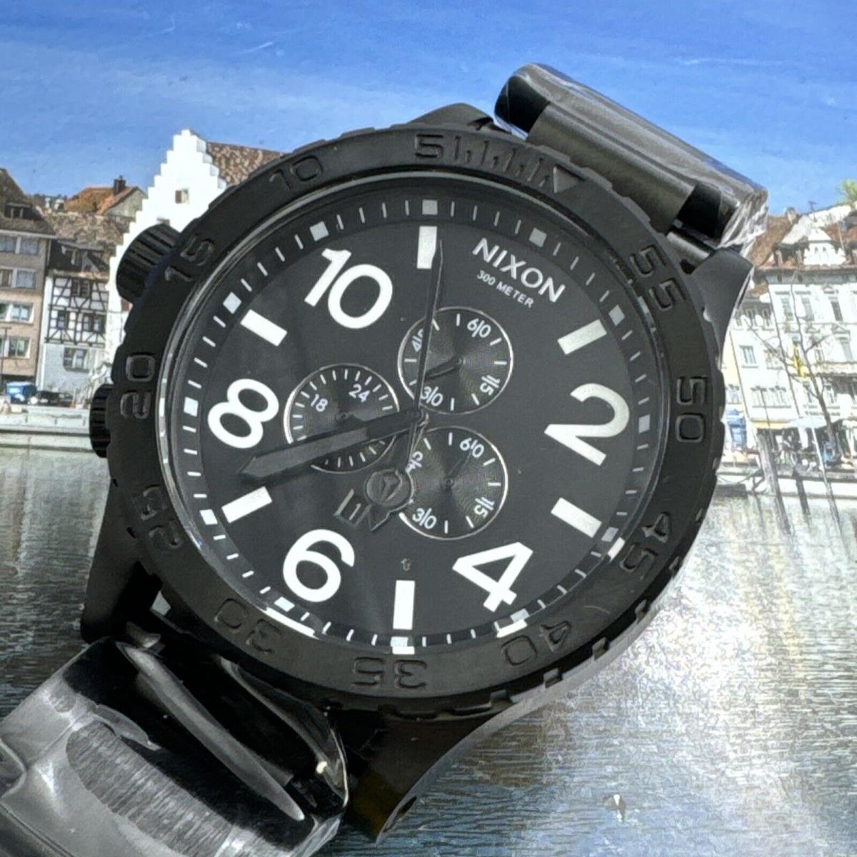 Nixon 51-30 Chrono Men`s Black Watch - A083-001-00