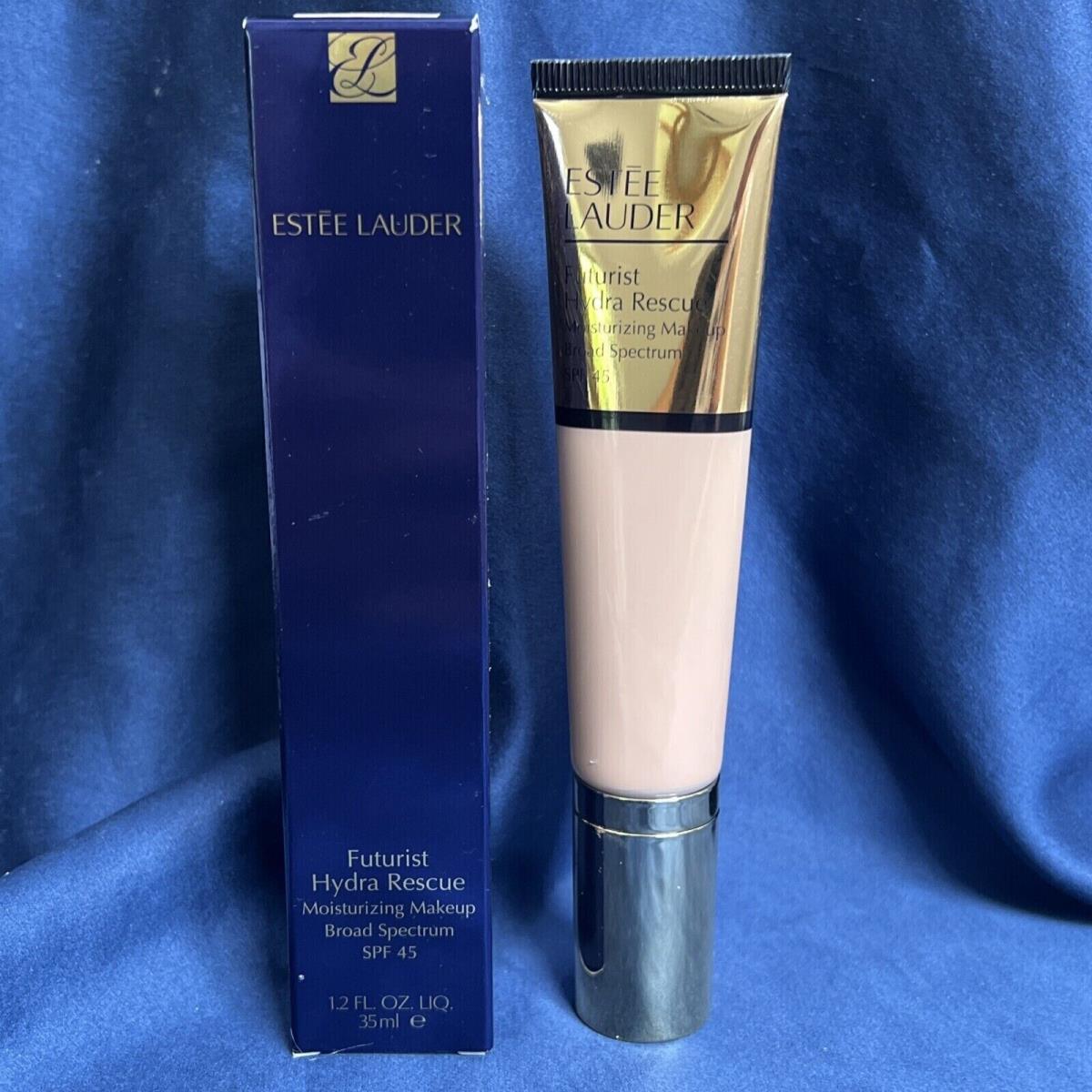 Estee Lauder Futurist Hydra Rescue Moisturizing Makeup Spf 45 3C2 Pebble 1.2 Oz