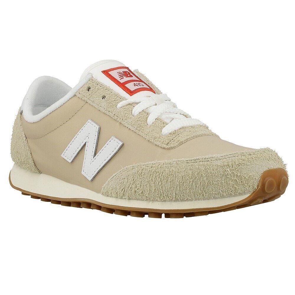 New Balance U410SD Men`s Beige Suede Low Top Casual Sneaker Shoes Size US 8 N108