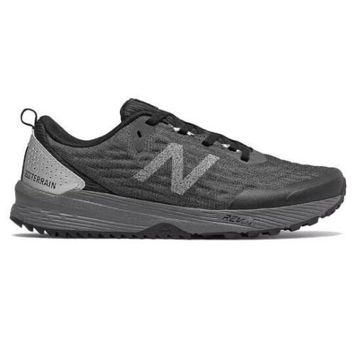 New Balance Nitrel V3 WTNTRLB3 Women`s Black Gray Trail Running Shoes 8.5 N134 - Black Gray