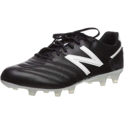 New Balance Men`s 442 Firm Ground V1 Soccer Shoe 4 Black/white