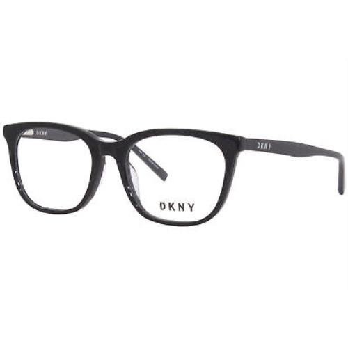 Dkny DK5040 001 Eyeglasses Frame Women`s Black Full Rim Square Shape 53mm