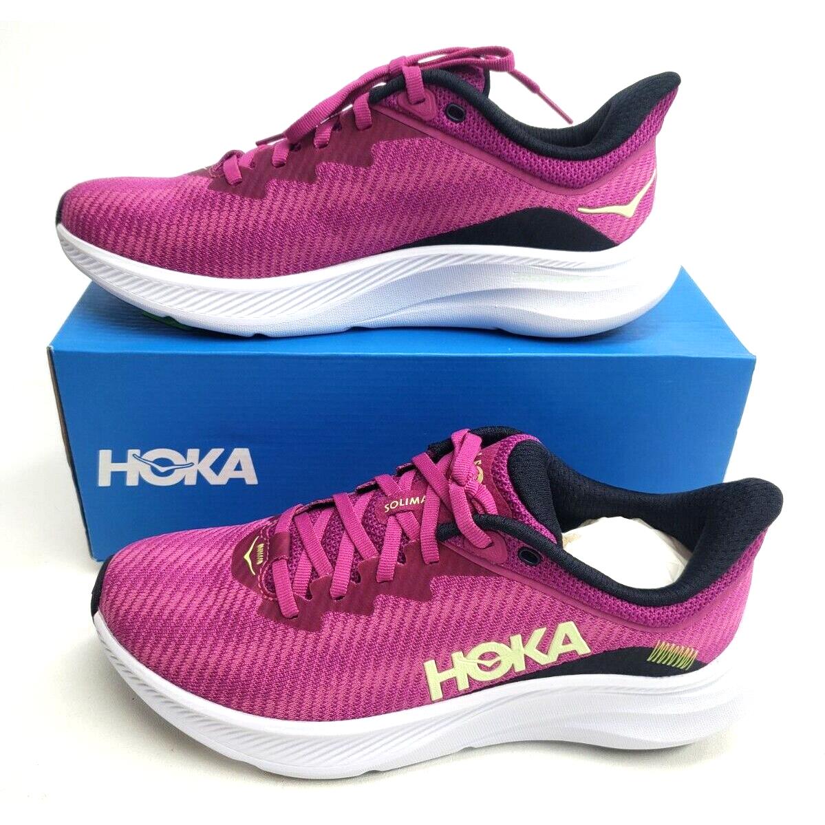 Hoka One One Solimar 1123075 Ffbt Fuchsia Running Shoes Sneakers Women`s Size 7