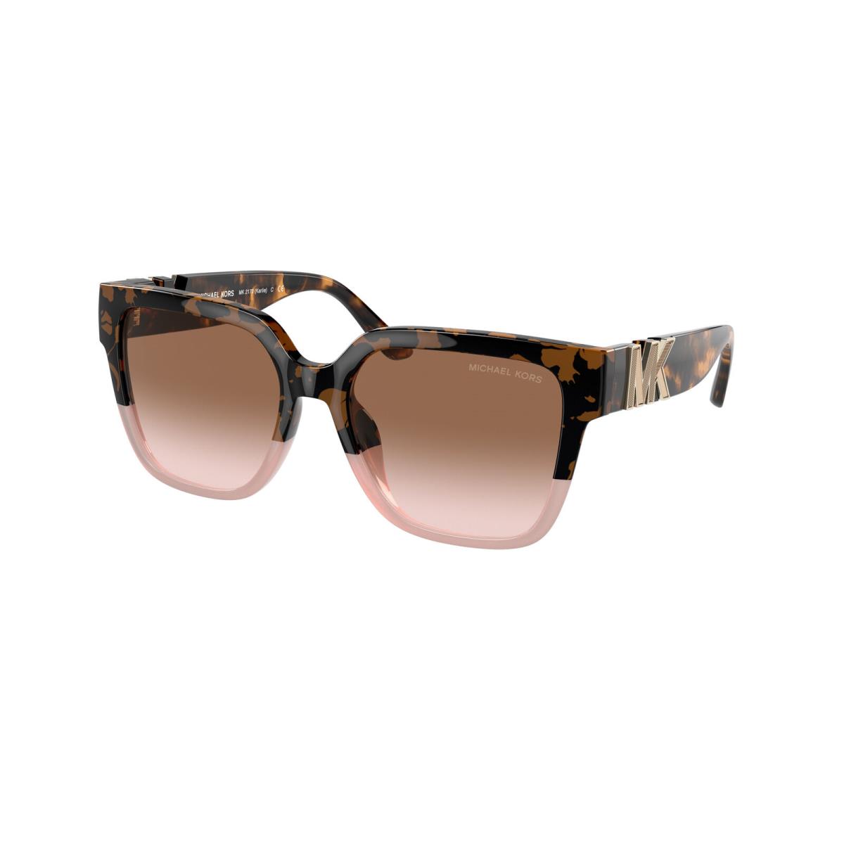 Michael Kors MK 2170U Karlie Dark Tortoise Pink Brow 390913 Sunglasses