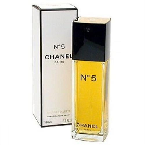 Chanel No. 5 Paris Eau De Toilette Edt 3.4 oz / 100 ml Spray