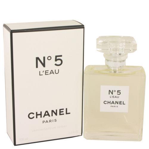 Chanel No. 5 L`eau 3.4 oz / 100 ml Edt Eau De Toilette Spray