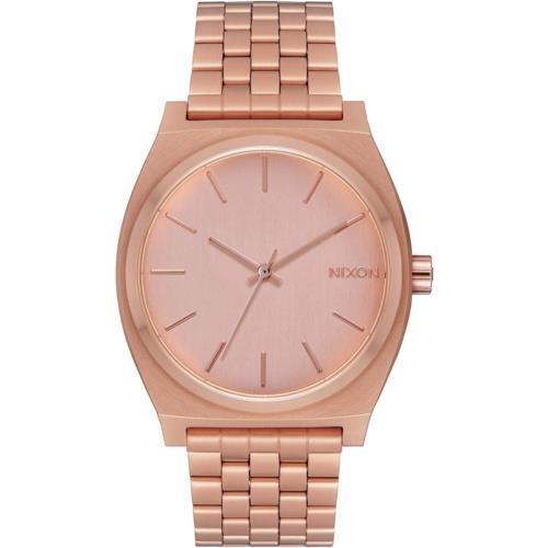 Womens Watch Nixon A045897 Time Teller Stainless Steel Rose Gold Tone Imported